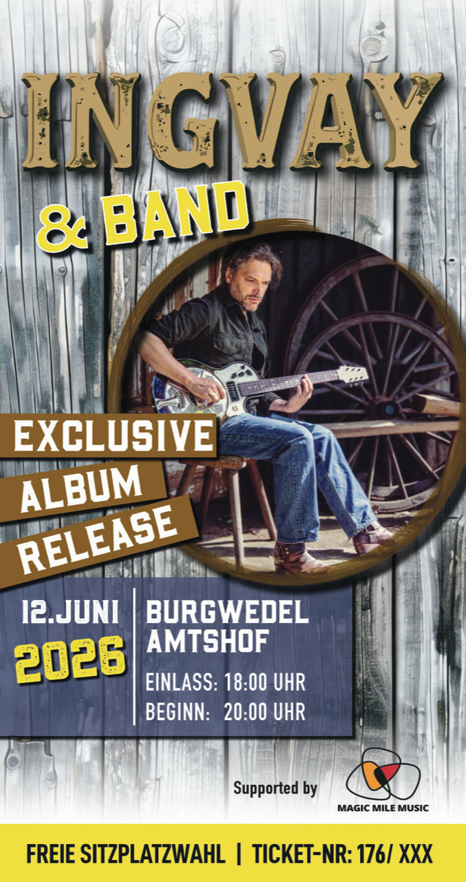 INGVAY Konzert-Ticket 12.06.2026